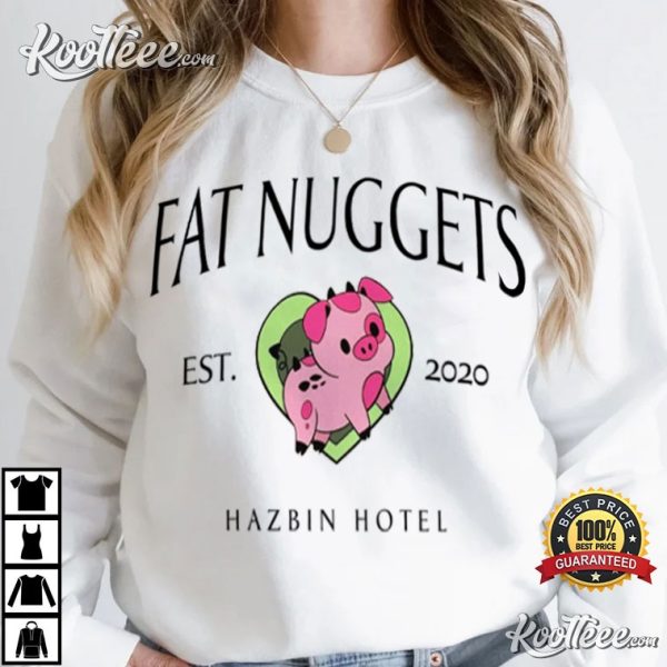 Fat Nuggets Angel Dust’s Pet Hazbin Hotel T-Shirt
