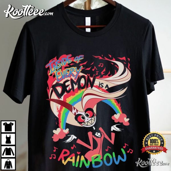 Charlie Morningstar Inside Of Every Demon Is A Rainbow T-Shirt