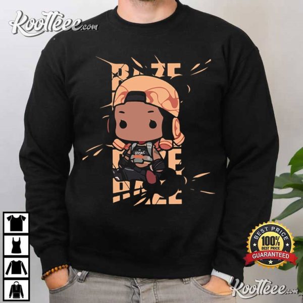 Raze Valorant Chibi Agent Gamer T-Shirt