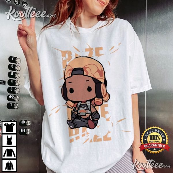 Raze Valorant Chibi Agent Gamer T-Shirt