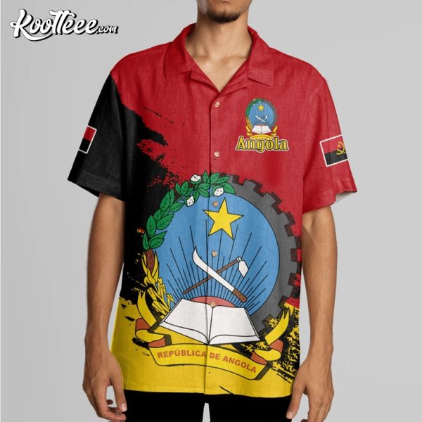 Angola Emblem Custom Hawaiian Shirt