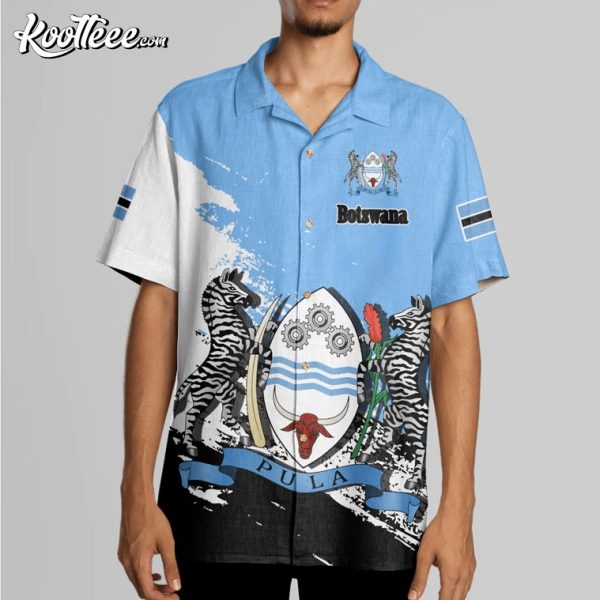 Botswana Emblem Custom Hawaiian Shirt