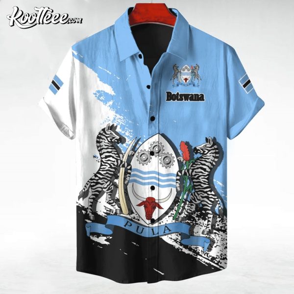 Botswana Emblem Custom Hawaiian Shirt