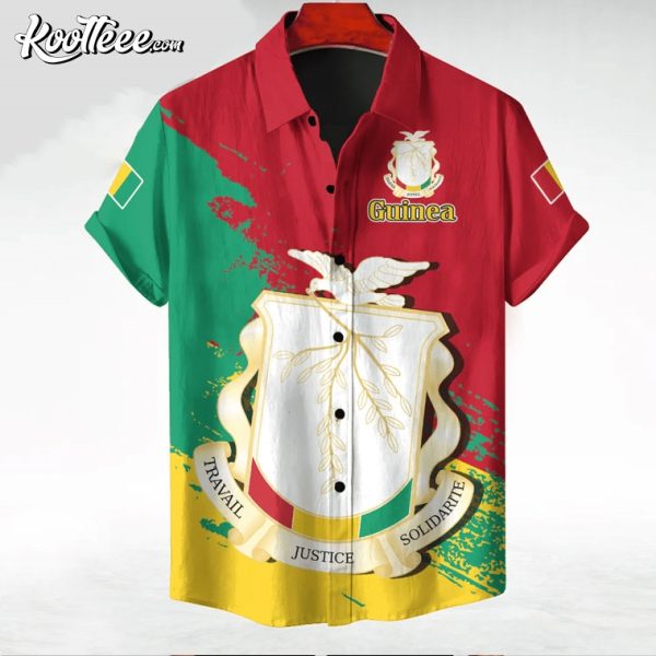 Guinea Coat Of Arms Hawaiian Shirt