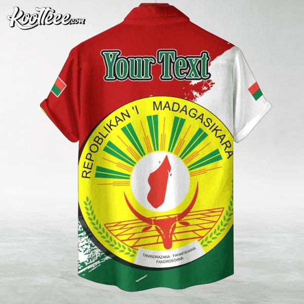 Madagascar Coat Of Arms Hawaiian Shirt