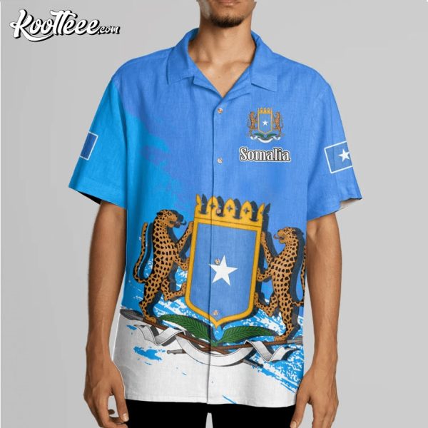 Somalia Coat Of Arms Hawaiian Shirt