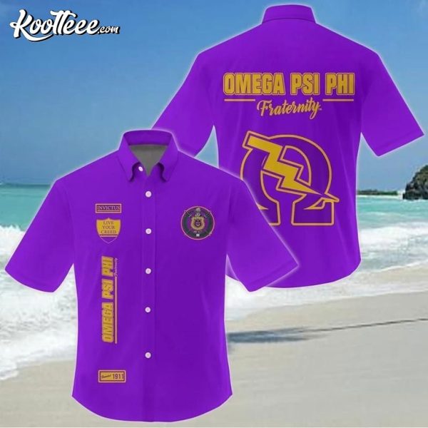 Invictus Omega Psi Phi Hawaiian Shirt