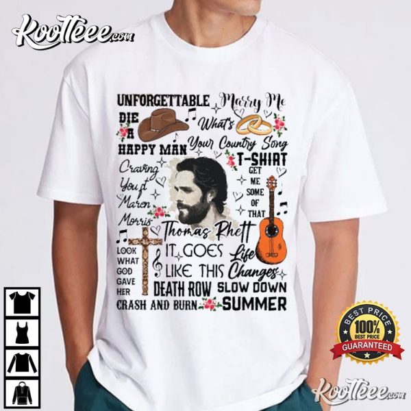 Thomas Rhett Country Gift For Fan T-Shirt