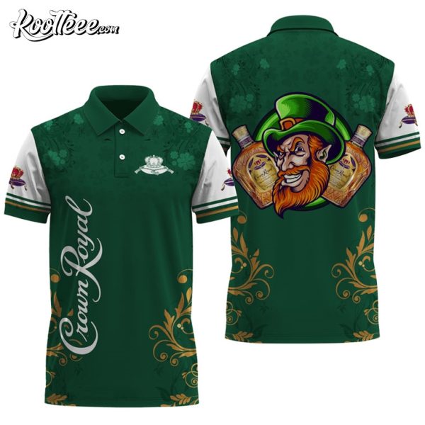 Crown Royal St Patrick’s Day Leprechaun Polo Shirt