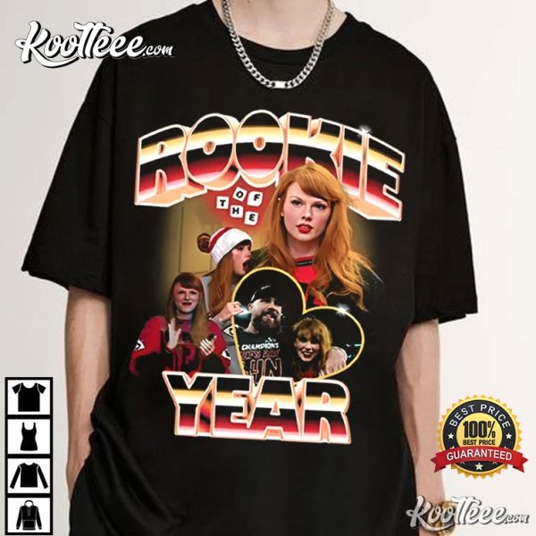 Taylor Swift Travis Kelce Rookie Of The Year T-Shirt