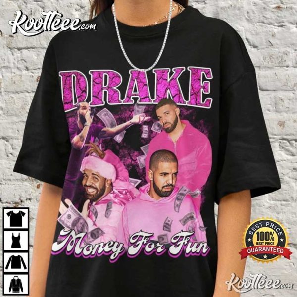 Retro Drake Money For Fun Vintage T-Shirt