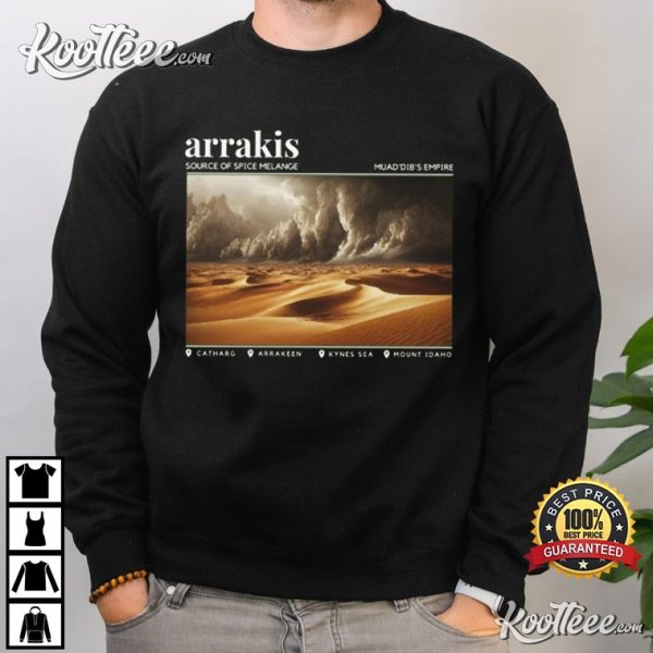 Arrakis Book Imperium Muad’Dib’s Empire T-Shirt