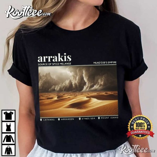 Arrakis Book Imperium Muad’Dib’s Empire T-Shirt
