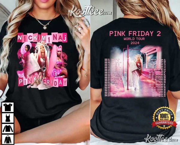 Nicki Minaj Pink Friday 2 Tour Vintage T-Shirt