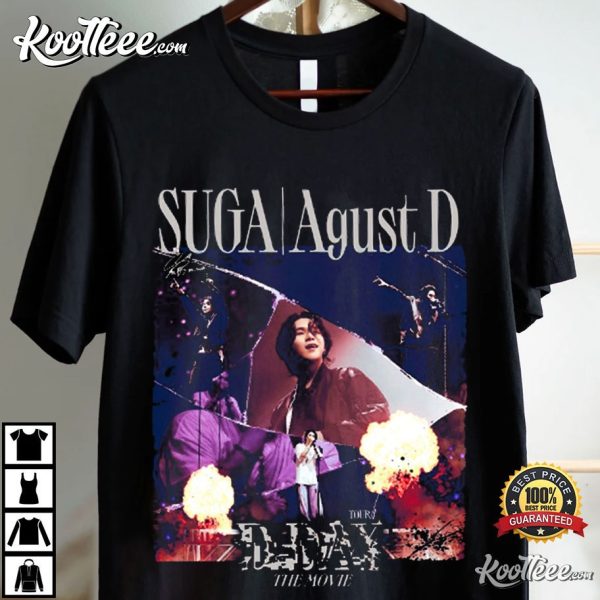 Suga On Tour Agust D D Day Movie T-Shirt