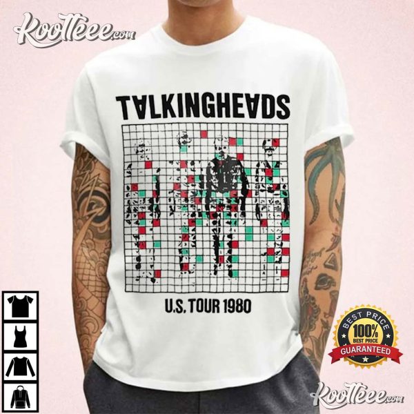 Talking Heads US Tour 1980 Rock Music T-Shirt