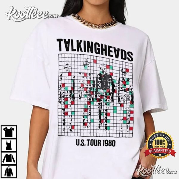 Talking Heads US Tour 1980 Rock Music T-Shirt