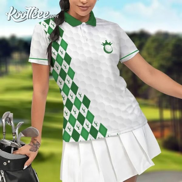Queen Of The Green Women’s Golf Polo Shirt