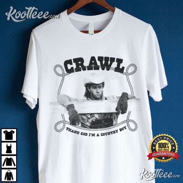 Crawl Thank God I’m A Country Boy T-Shirt