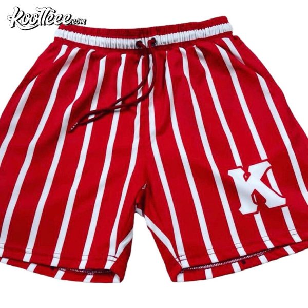 Kappa Alpha Psi Men’s Summer Striped Hawaiian Shorts