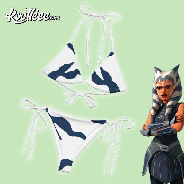 Ahsoka Star Wars Inspired Bikini Set Swimsuit