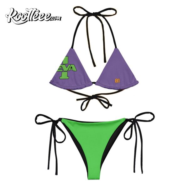 Eva 01 Neon Genesis Evangelion Bikini Set Swimsuit