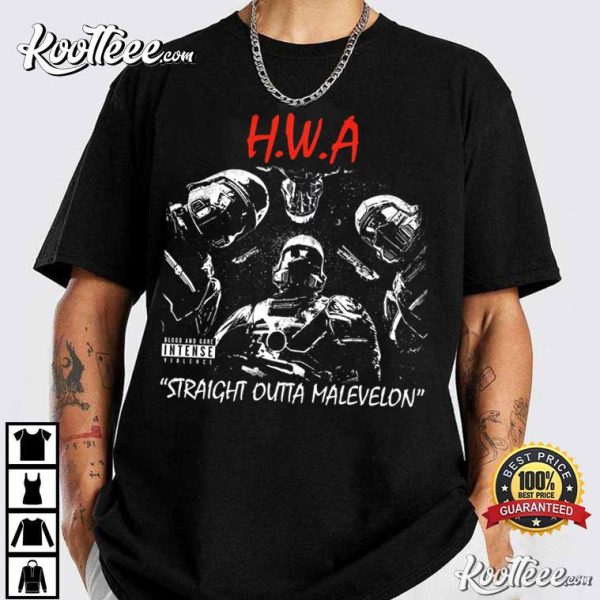 Helldivers 2 HWA Straight Outta Malevelon T-Shirt