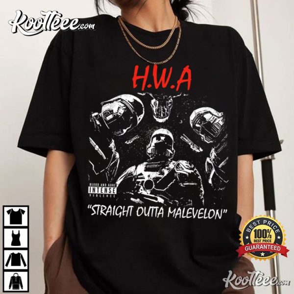 Helldivers 2 HWA Straight Outta Malevelon T-Shirt