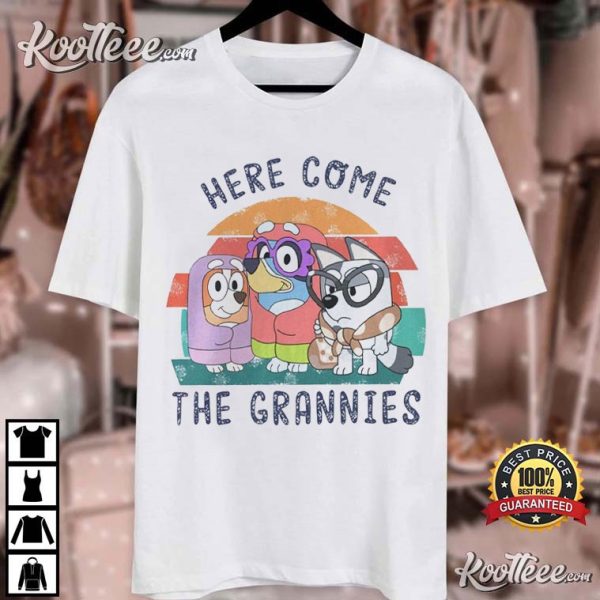 Janet And Rita Bluey Here Come The Grannies T-Shirt