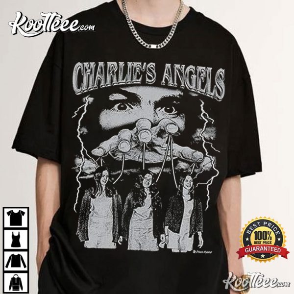 Charles Manson Family Charlie’s Angels Vintage T-Shirt