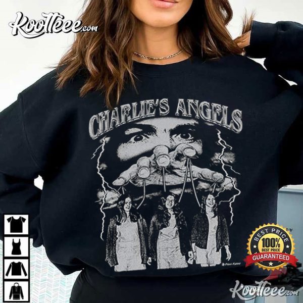 Charles Manson Family Charlie’s Angels Vintage T-Shirt