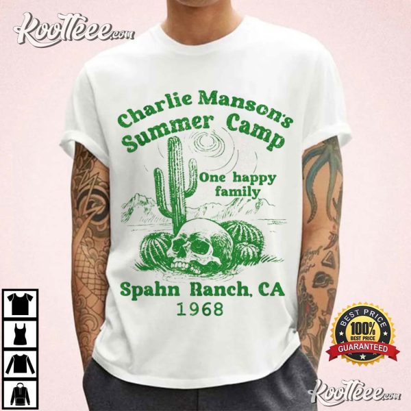 Charles Manson Summer Camp Spahn Ranch 1968 T-Shirt
