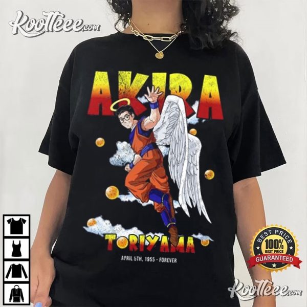Akira Toriyama Forever Tribute DBZ Fan Gift T-Shirt