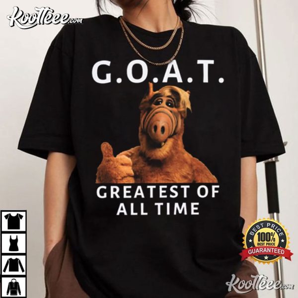 Alf GOAT Greatest of All Time Funny Meme T-Shirt