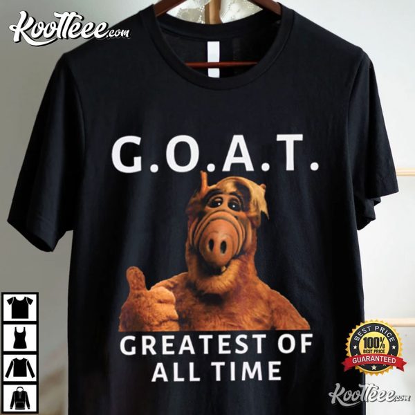 Alf GOAT Greatest of All Time Funny Meme T-Shirt