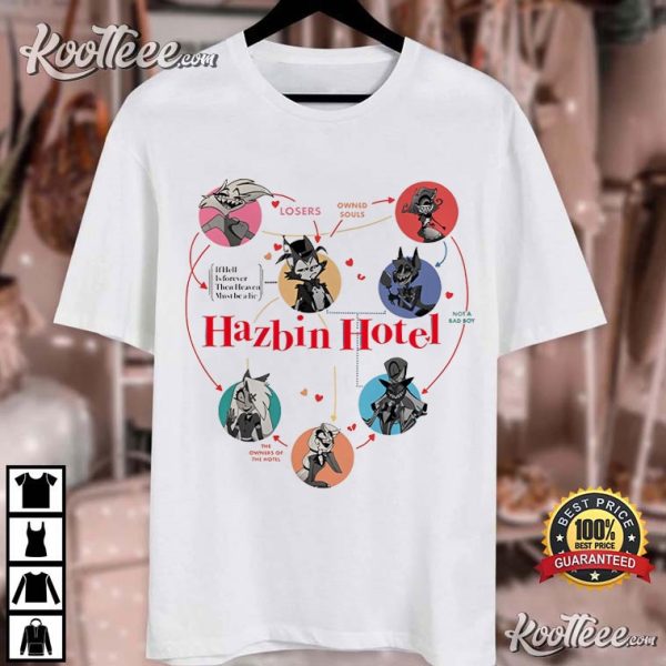 Hazbin Hotel Characters Cartoon Gift For Fan T-Shirt