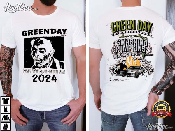 Green Day The Saviors Tour 2024 T-Shirt