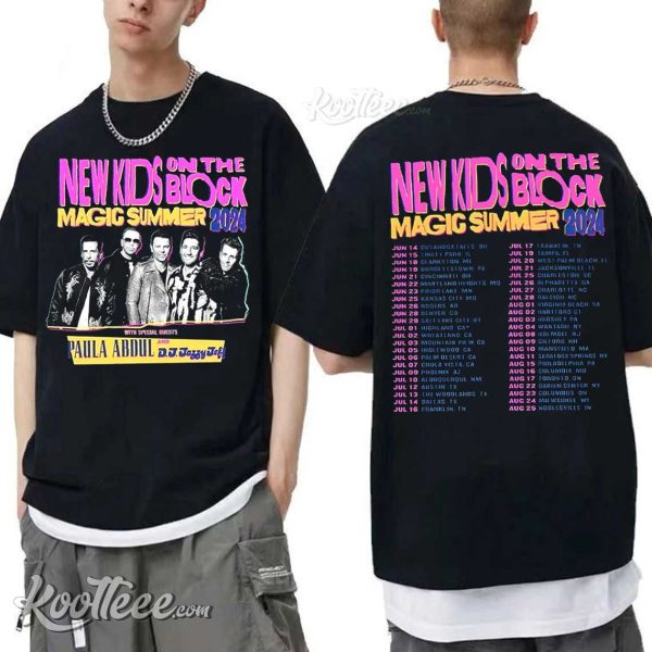 New Kids On The Block Magic Summer Tour 2024 T-Shirt