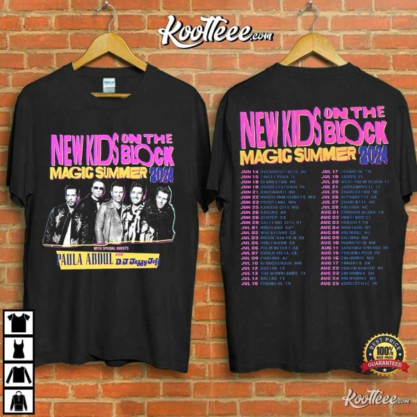 New Kids On The Block Magic Summer Tour 2024 T-Shirt