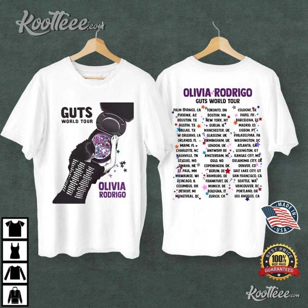 Olivia Rodrigo Guts World Tour 2024 Gift T-Shirt