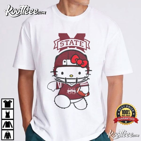 Mississippi State Bulldogs Hello Kitty T-Shirt