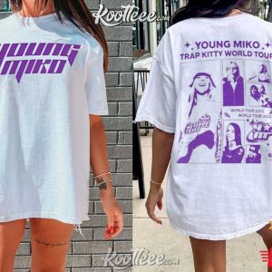 Young Miko Trap Kitty World Tour Vintage Gift For Fan T-Shirt