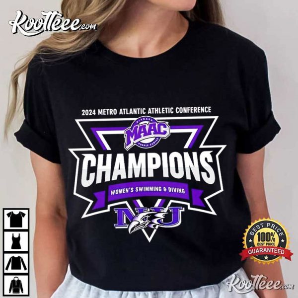 Niagara Purple Eagles 2024 Women’s Swimming And Diving Champions T-Shirt