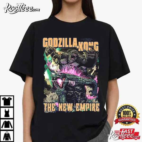 Vintage Godzilla X Kong The New Empire 2024 T-Shirt