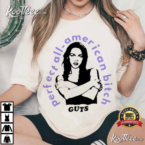 Olivia Rodrigo Perfect All-American Bitch Guts T-Shirt