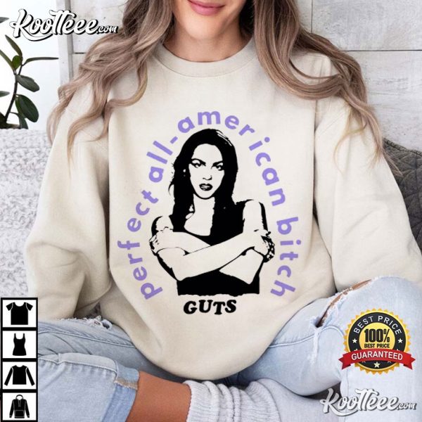 Olivia Rodrigo Perfect All-American Bitch Guts T-Shirt