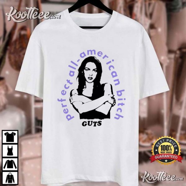 Olivia Rodrigo Perfect All-American Bitch Guts T-Shirt