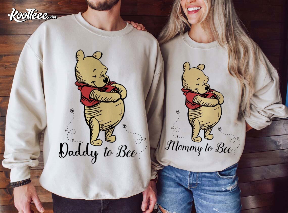 Winnie the Pooh Daddy Mommy Couple Shirts