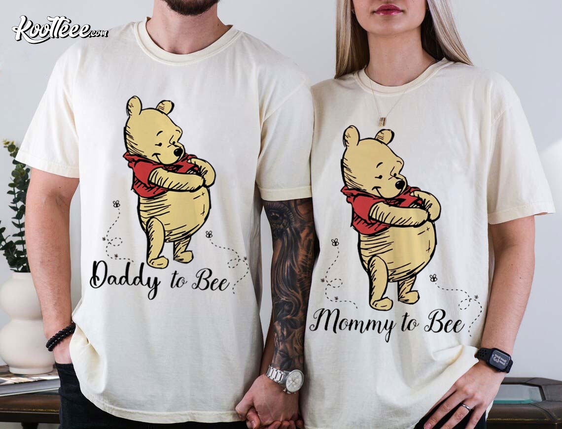 Winnie the Pooh Daddy Mommy Couple Shirts