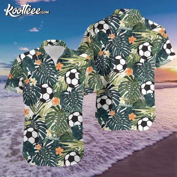 Soccer Tropical Hawaiian Shirt